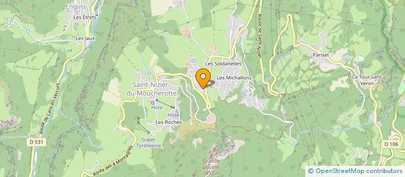 localisation de l'entreprise HANDI MOBILITY  SAINT-NIZIER-DU-MOUCHEROTTE