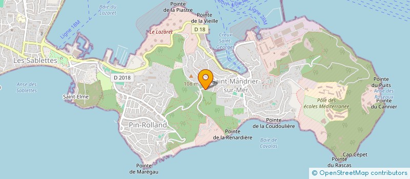 localisation de l'entreprise HANDI PITCHOUN à SAINT-MANDRIER-SUR-MER