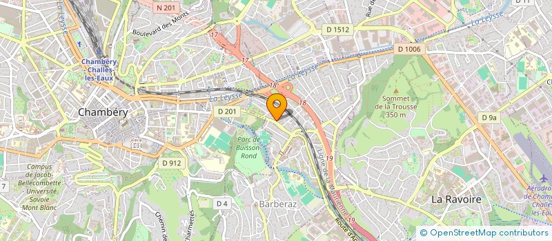 localisation de l'entreprise HANDI-RAID SAPEURS-POMPIERS  CORBONOD