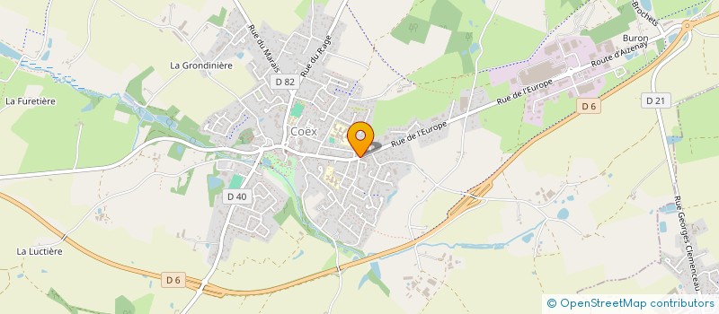 localisation de l'entreprise HANDI RH +  COEX