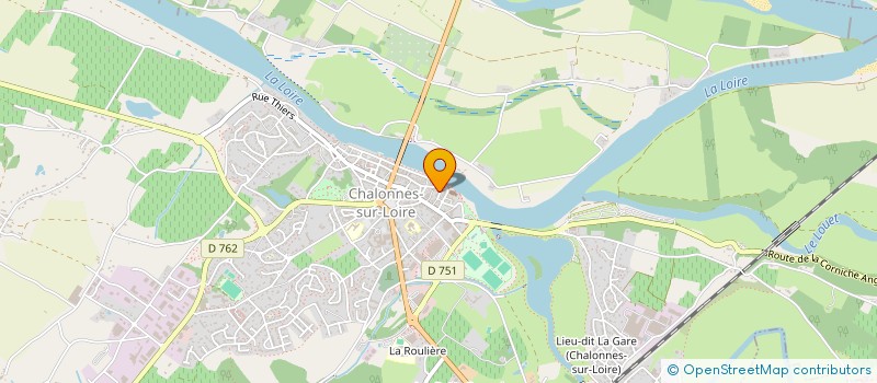 localisation de l'entreprise HANDI-SENSO ASSOCIATION HUMANITAIRE A BUT NON LUCRATIF  CHALONNES-SUR-LOIRE