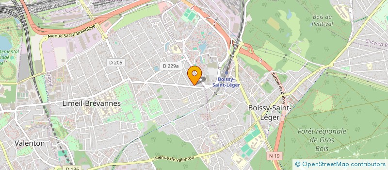 localisation de l'entreprise HANDI SERVICES à LIMEIL-BREVANNES