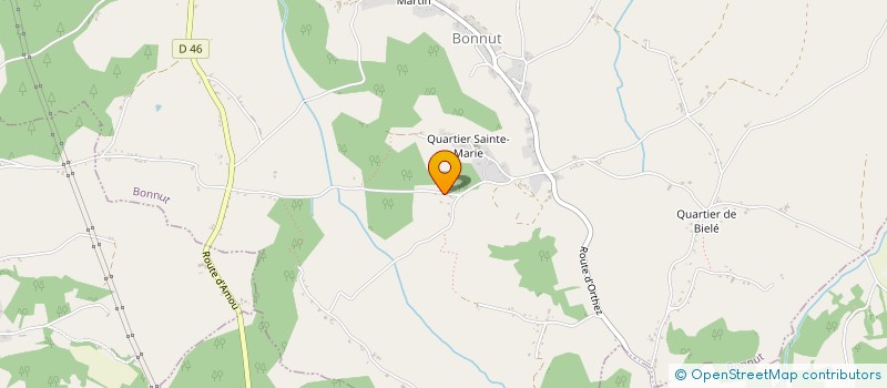 localisation de l'entreprise HANDI'SPOIR  BONNUT