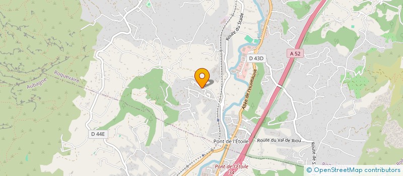 localisation de l'entreprise HANDI SPORTS MECANIQUES  ROQUEVAIRE