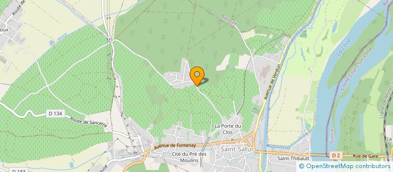 localisation de l'entreprise HANDI TAXI 58  SAINT-SATUR