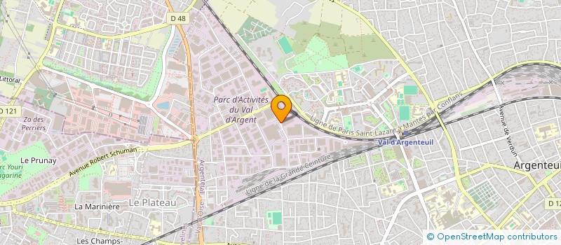 localisation de l'entreprise HANDI TERRE à ARGENTEUIL