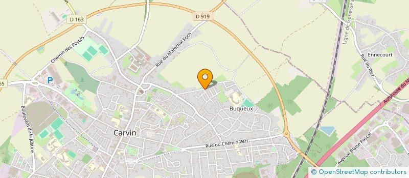 localisation de l'entreprise HANDI WARRIORS  CARVIN