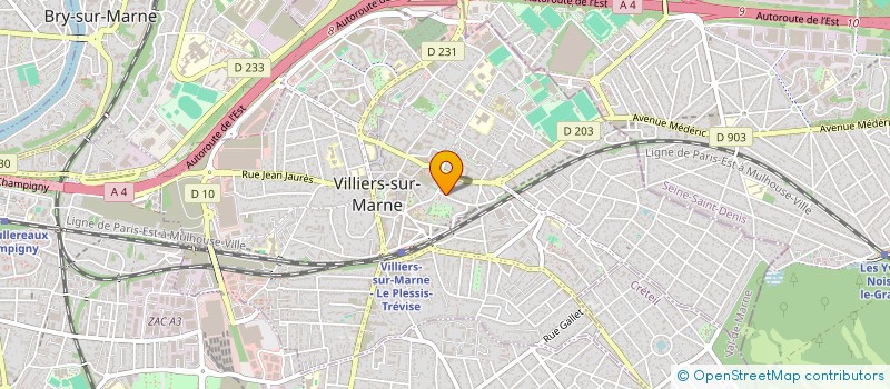 localisation de l'entreprise HANDIACTES à VILLIERS-SUR-MARNE