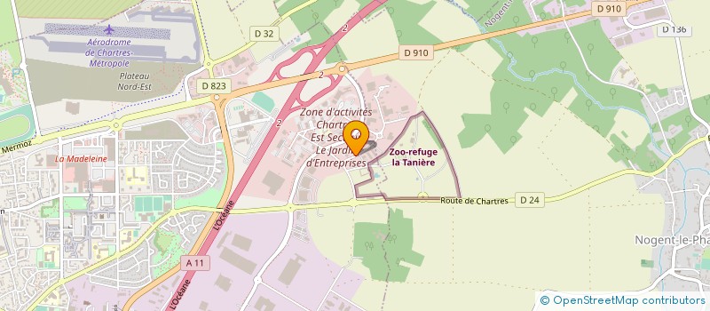 localisation de l'entreprise HANDICALL CHARTRES à CHARTRES