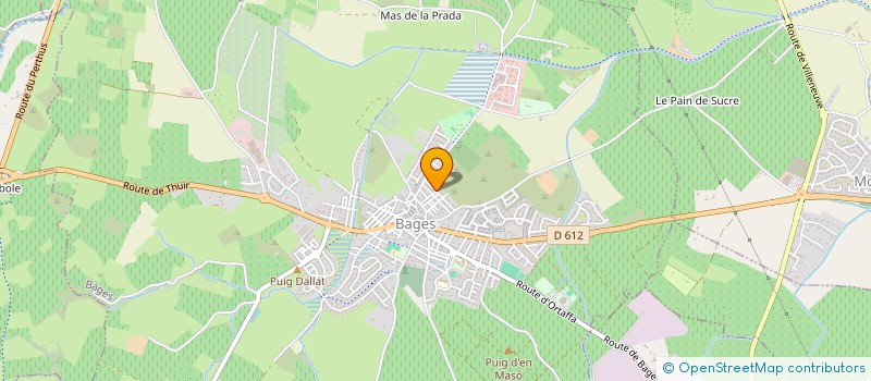 localisation de l'entreprise HANDICANDELA  BAGES