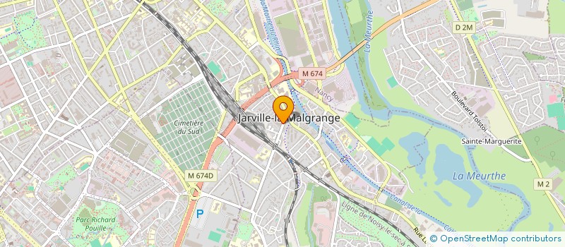 localisation de l'entreprise HANDICAP 2004  JARVILLE-LA-MALGRANGE