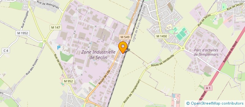 localisation de l'entreprise HANDICAP-ABLE-SPORT  SECLIN