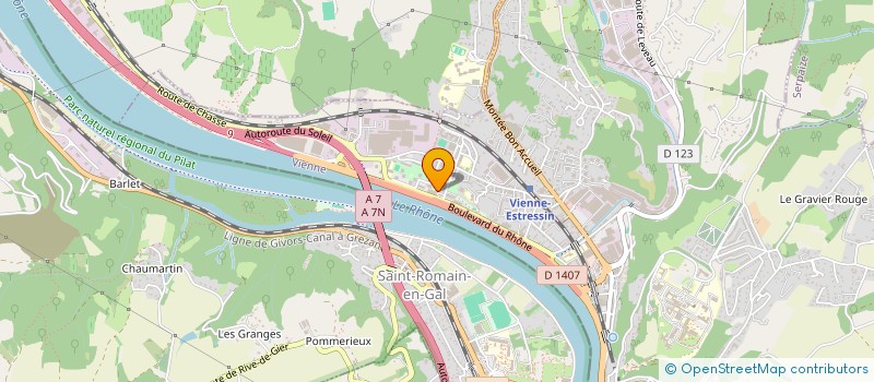 localisation de l'entreprise HANDICAP ACCESSIBILITE VIENNE ET SA REGION à VIENNE