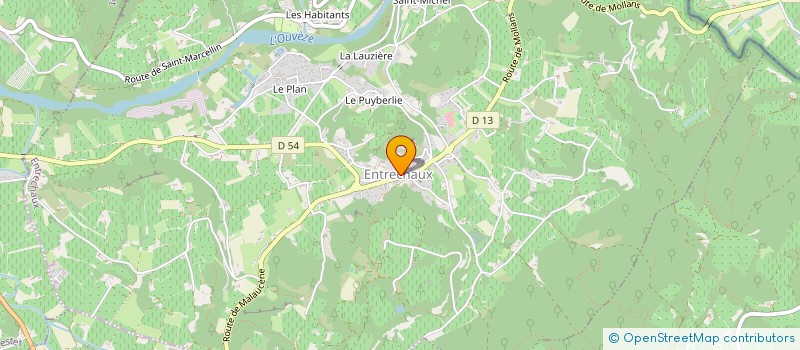 localisation de l'entreprise HANDICAP ACTIVITES PHYSIQUES INCLUSIVES  ENTRECHAUX