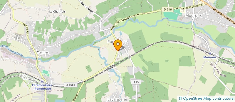 localisation de l'entreprise HANDICAP'AIDE  POMMEUSE