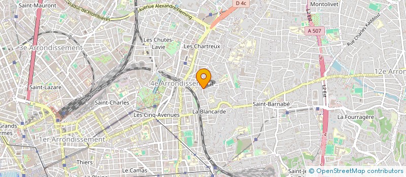 localisation de l'entreprise HANDICAP AVEC TOIT à MARSEILLE
