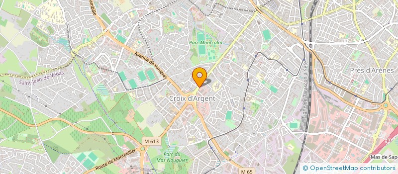 localisation de l'entreprise HANDICAP AVENIR SPORTS-LOISIRS à MONTPELLIER