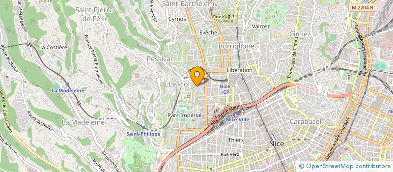 localisation de l'entreprise HANDICAP AVENTURE  NICE
