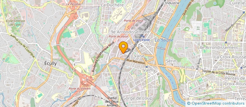 localisation de l'entreprise HANDICAP CAR à LYON 9EME