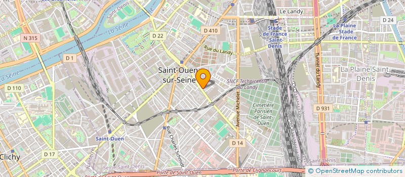 localisation de l'entreprise HANDICAP CONCERT à SAINT-OUEN-SUR-SEINE