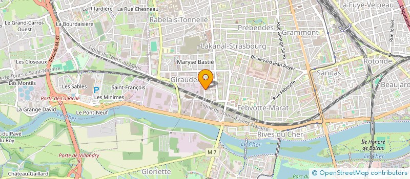 localisation de l'entreprise HANDICAP CONSEIL  TOURS