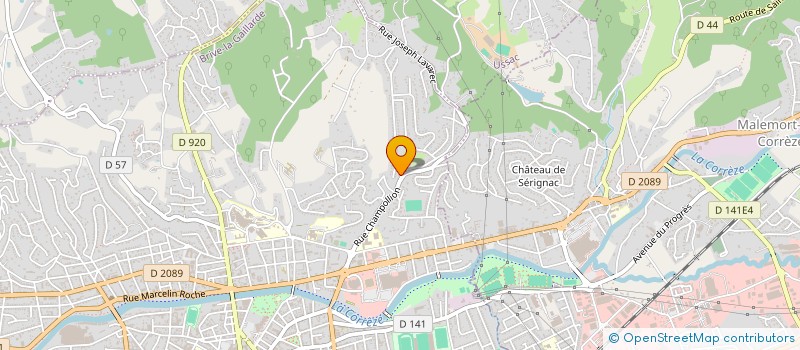 localisation de l'entreprise HANDICAP DOCUMENT INFORMAT RECHER ENSEIG à BRIVE-LA-GAILLARDE