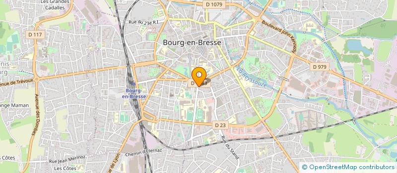 localisation de l'entreprise HANDICAP EMPLOI 01 à BOURG-EN-BRESSE