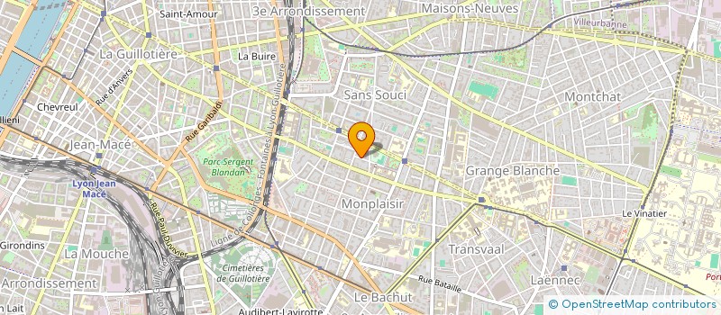 localisation de l'entreprise HANDICAP ET LOISIRS  LYON