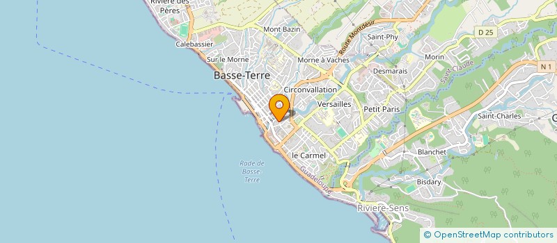 localisation de l'entreprise HANDICAP GUADELOUPE à BASSE-TERRE