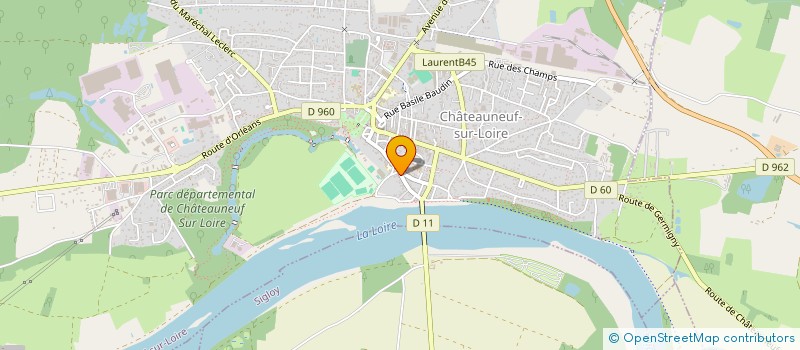localisation de l'entreprise HANDICAP INSERTION DESCOLARISATION EDUCATION FORMATION à CHATEAUNEUF-SUR-LOIRE