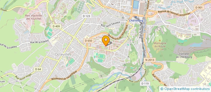 localisation de l'entreprise HANDICAP INTEGRATION EN COTENTIN à CHERBOURG-EN-COTENTIN