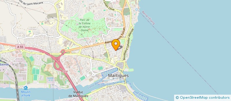 localisation de l'entreprise HANDICAP LES ENFANTS DE L'OUBLI à MARTIGUES