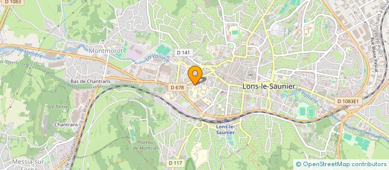 localisation de l'entreprise HANDICAP LIBERTE à LONS-LE-SAUNIER