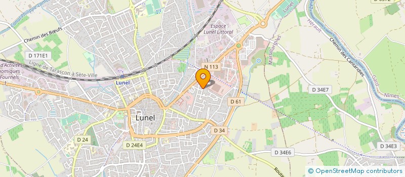 localisation de l'entreprise HANDICAP LOISIR à LUNEL