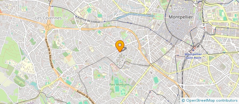 localisation de l'entreprise HANDICAP NORD SUD à MONTPELLIER
