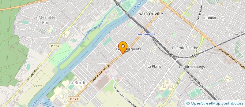 localisation de l'entreprise HANDICAP POSITIF à SARTROUVILLE