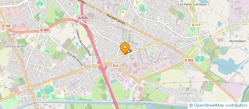 localisation de l'entreprise HANDICAP PROPRETE à LES PONTS-DE-CE