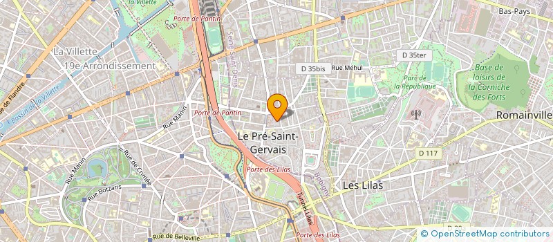 localisation de l'entreprise HANDICAP PSG à LE PRE-SAINT-GERVAIS