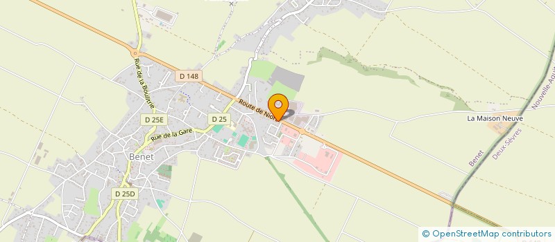 localisation de l'entreprise HANDICAP SOLIDARITE 85  BENET