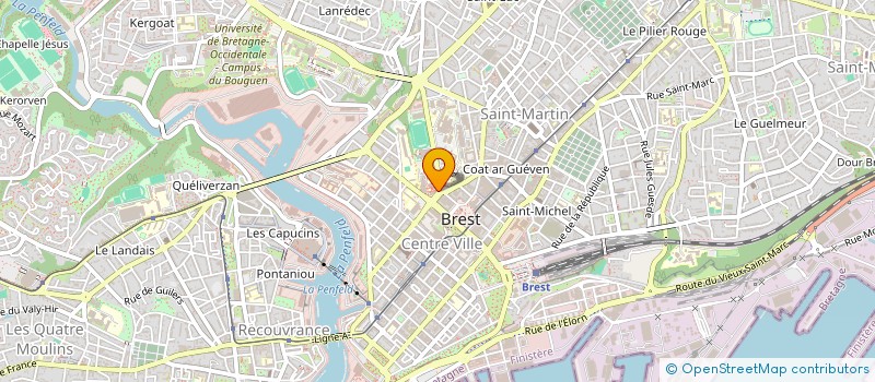 localisation de l'entreprise HANDICAPABLE à BREST
