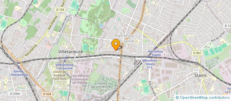 localisation de l'entreprise HANDICAPABLE  PIERREFITTE-SUR-SEINE