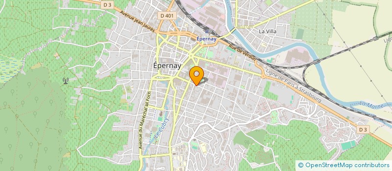 localisation de l'entreprise HANDICAPES D'EPERNAY ET SA REGION CONSTRUISONS UN UNIVERS DE LIBERTE ET D'EGALITE à EPERNAY
