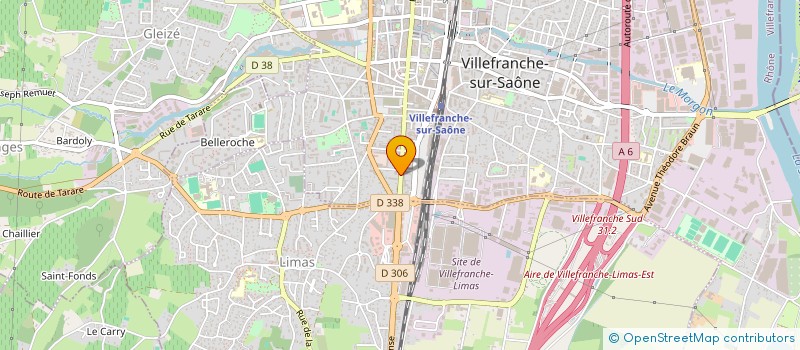 localisation de l'entreprise HANDICAPS EN PAYS BEAUJOLAIS à VILLEFRANCHE-SUR-SAONE