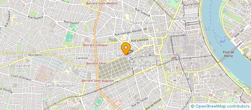 localisation de l'entreprise HANDICAPVIE 33 à BORDEAUX