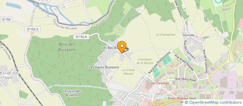 localisation de l'entreprise HANDICULTURE à DREUX