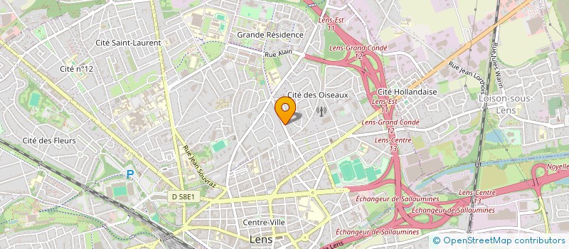 localisation de l'entreprise HANDIDEFENCE  LENS