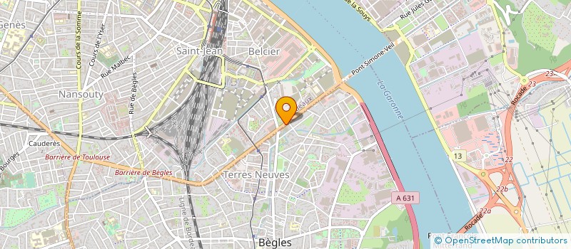 localisation de l'entreprise HANDIDEP SA à BEGLES