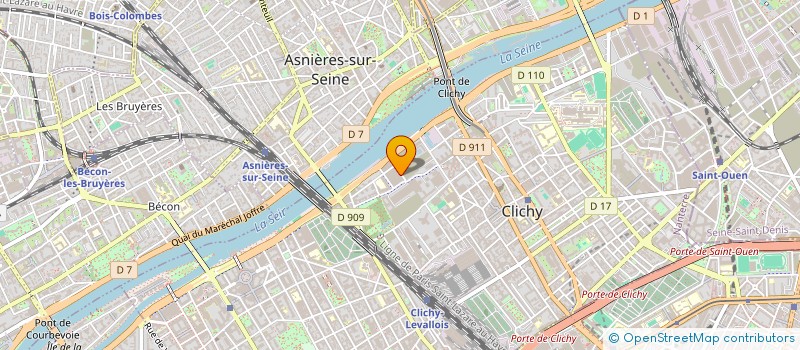 localisation de l'entreprise HANDIE à CLICHY