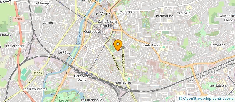 localisation de l'entreprise HANDIFACE à LE MANS