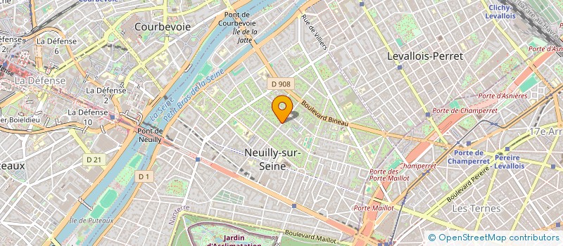 localisation de l'entreprise HANDIGASCAR à NEUILLY-SUR-SEINE